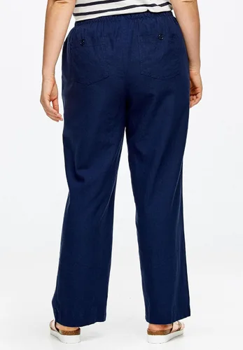 Miniatura 3 de Ellos - Pantalones con cordón para mujer, mezcla de lino