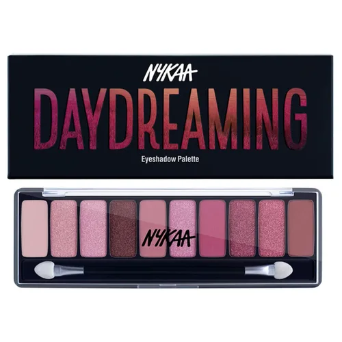Miniatura 8 de Nykaa Cosmetics Eyes On Me - Paleta de sombra de ojos 10 en 1, Daydreaming, 1 unidad, maquillaje intenso de ojos con pigmentos, sombra de ojos