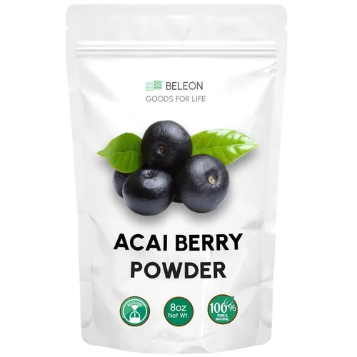 Miniatura 10 de Polvo de cereza ácida 8 oz - Polvo puro 100% natural para jugo, té, batidos, horneado, bebidas, rico en antocianinas