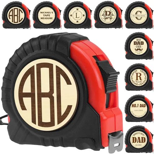 Miniatura 15 de Cinta métrica personalizada grabada para papá, 10 pies, nombre personalizado, foto, regalos para el día del padre, abuelo, hombres, herramienta