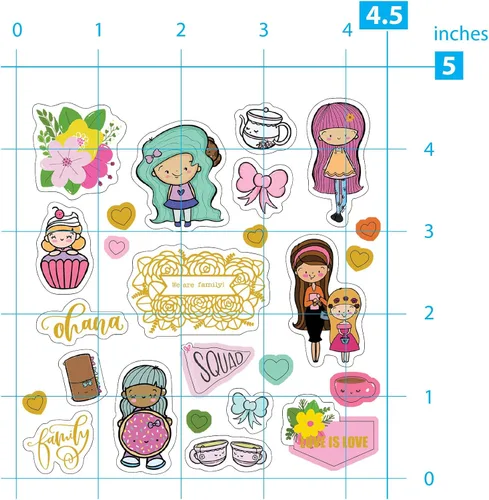 Miniatura 5 de Paper House Productions Pegatinas STBK-5504E, nuestra familia