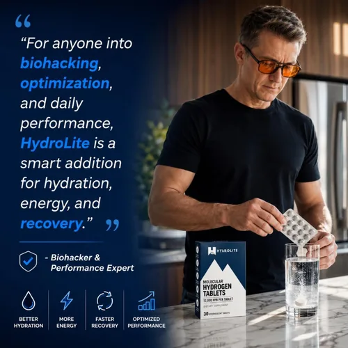 Miniatura 8 de Comprimidos de hidrógeno molecular HydroLite para agua potable con magnesio La concentración más alta de H2 12,000 PPB Potenciador de energía