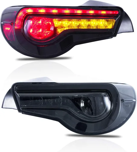 Miniatura 12 de VLAND Conjunto de luces traseras para Toyota GT86 2012-2020, BRZ 2013-2018, FRS 2012-2016 con señal de giro, luz LED DRL, enchufar y usar