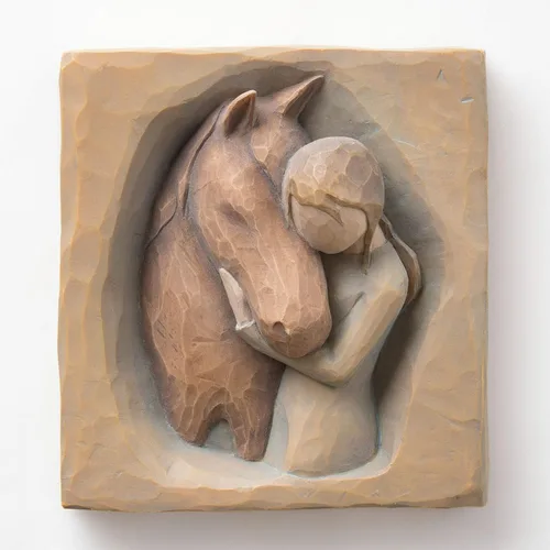Miniatura 4 de Willow Tree - Placa "Quiet Strength" por Susan Lordi. 26517