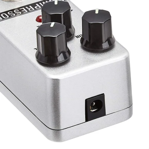 Miniatura 3 de Amazon Basics - Pedal de guitarra con compresor, Circuito totalmente analógico, Plata