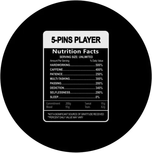 Miniatura 3 de Información nutricional del jugador de 5 pines PopSockets Gráficos PopGrip intercambiables