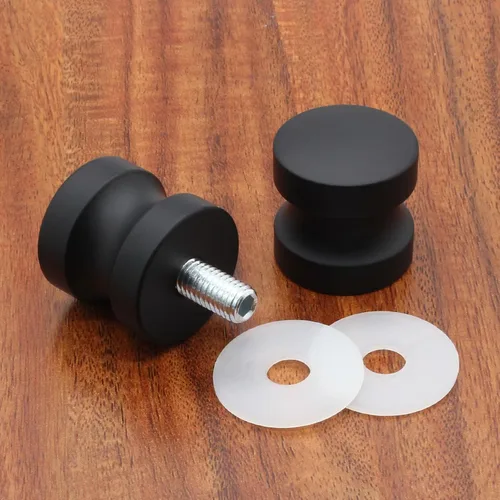 Miniatura 4 de Paquete de 2 manijas de puerta de cristal de ducha, perillas de acero inoxidable para puertas de ducha de doble cara, accesorios para puertas