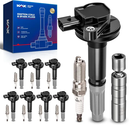 Miniatura 27 de Bobina de encendido KAX UF303 Paquete de 6 unidades Compatible con Trailblazer, Envoy XL, H3, Trailblazer EXT, Rainier, i-370, i-350, i-290, i-280