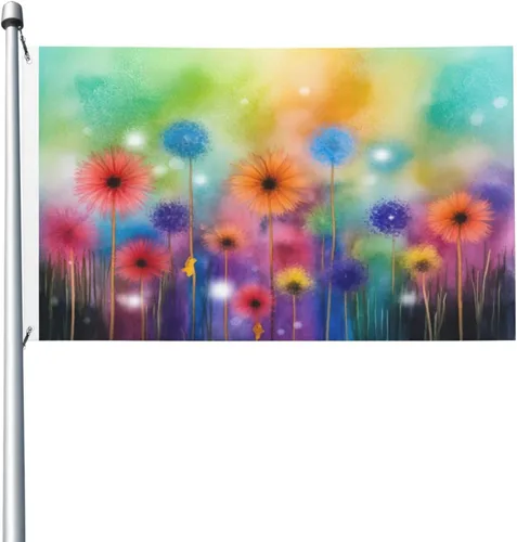 Miniatura 12 de Bandera de playa de verano con piñas divertidas de 3 x 5 pies, bandera decorativa de poliéster duradero para el hogar, al aire libre