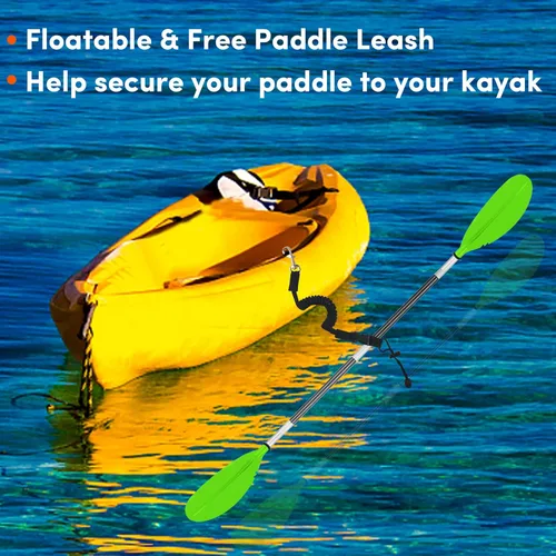 Miniatura 4 de Remo de kayak, 88 pulgadas, 4 piezas de remos para kayak, flotador de eje de aleación de aluminio resistente, ligero, desmontable, ajustable