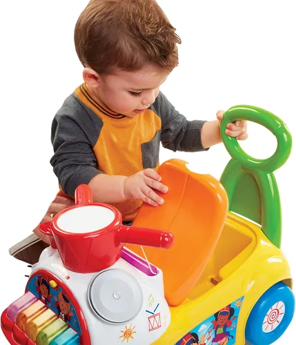 Miniatura 4 de Little People Fisher-Price Juguete con música Parade Ride-On, blanco