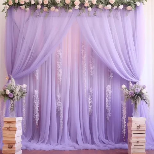 Miniatura 30 de Cortinas de fondo de tul azul de 10x10 para fiestas, cortina de fondo transparente para fotos de boda, cortinas para baby shower, fotografía, fiesta