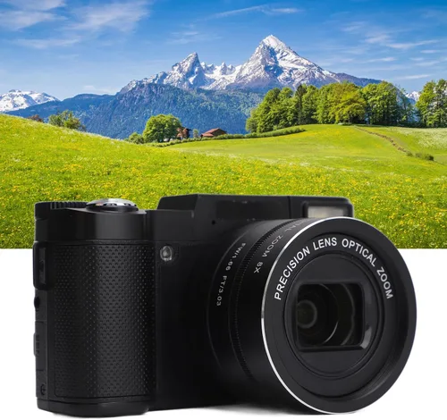 Miniatura 7 de Cámara digital 4K para fotografía, enfoque automático de 48 megapíxeles, cámara de vlogging con pantalla abatible de 3 pulgadas, zoom 5X 8X, cámara