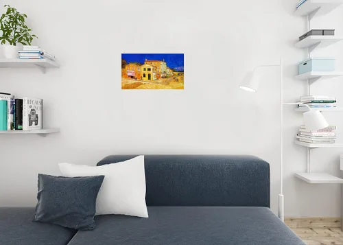 Miniatura 4 de Vincent Van Gogh - Arte de pared de Van Gogh The Yellow House Van Gogh, estilo de pintura de retrato impresionista, arte fino, decoración del hogar