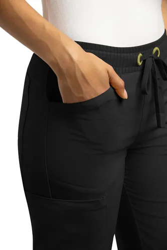 Miniatura 8 de Olive & Co. Pantalones médicos para mujer - Negro