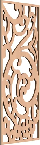 Miniatura 163 de Bridgewater - Paneles de pared decorativos de madera con calado, 9 3/8 pulgadas de ancho x 24 3/8 pulgadas de alto x 1/4 de alto, nogal