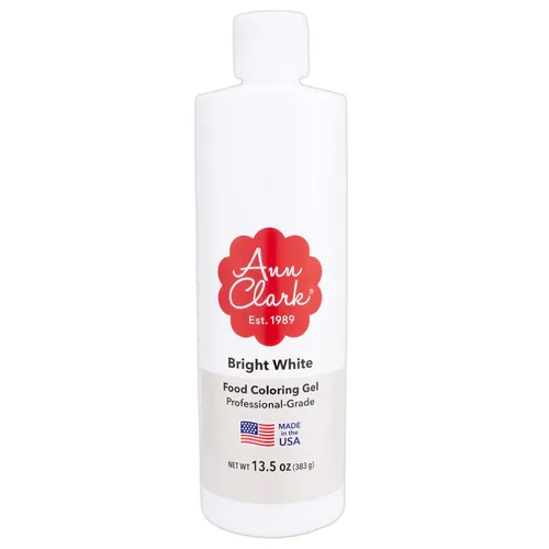 Miniatura 9 de Ann Clark Bright White Gel colorante para alimentos, extra grande, 13.5 onzas, grado profesional, fabricado en Estados Unidos