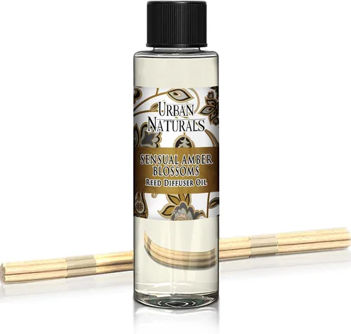 Miniatura 15 de Urban Naturals Recambio de aceite difusor de varillas ámbar y lavanda, lavanda relajante, ámbar cálido, aroma calmante para habitación, 4 onzas +