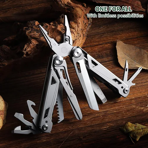 Miniatura 7 de POXIMO Multiherramienta 17 en 1, regalos para hombres, papá, él, alicates multiherramientas, kits de herramientas EDC, rellenos de calcetines