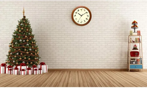 Miniatura 6 de Reloj de pared de pájaro cantante de 12 pulgadas con nombres y canciones de pájaros
