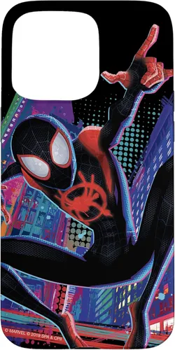 Miniatura 30 de Funda para iPhone 13 Pro Max Marvel Spider-Man Into the Spider-Verse Miles Morales City