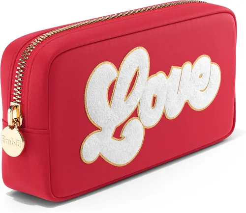 Miniatura 13 de BE MINE - Bolsa de maquillaje de San Valentín, bolsa de viaje para cosméticos y neceser, bolsa de nailon con cremallera, lindo organizador