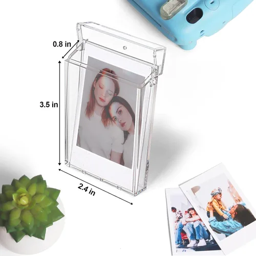 Miniatura 2 de Rieibi Estuche de almacenamiento para fotos Fujifilm Instax Mini Evo/12/11/9/8/7+/99/90/40/Link 3 pulgadas Film Photo – Caja de almacenamiento