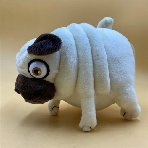 Miniatura 4 de Divertido animal de peluche de Pug – Juguete de peluche divertido y lindo de perro carlino feo de 6 pulgadas, peluche extraño para niños, niños