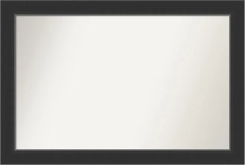 Miniatura 151 de Amanti Art Espejo personalizado, espejo de baño negro Astor, espejo de pared o espejo de tocador de baño sobre el fregadero (25 x 25 pulgadas)