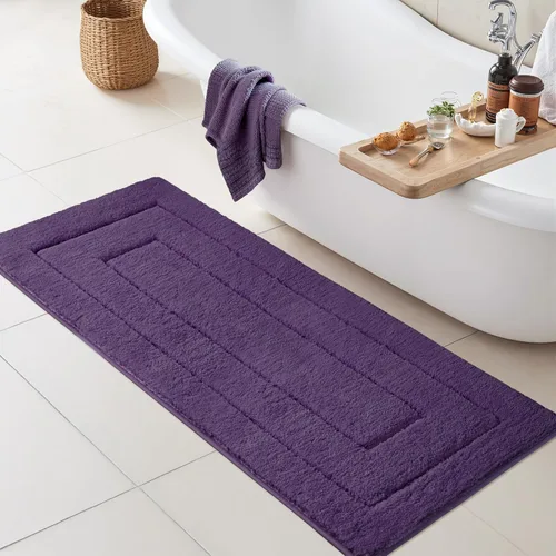 Miniatura 23 de GRANNY SAYS Alfombras de baño antideslizantes, lavables, extra suaves y absorbentes de agua para baño, alfombra de baño peluda de felpa, alfombra