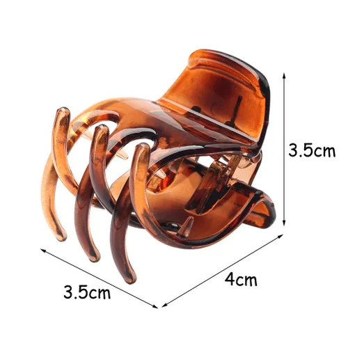 Miniatura 2 de 12 pinzas para el cabello de tamaño mediano, 1.38 x 1.38 x 1.57 pulgadas, pinzas de agarre antideslizante para mujeres y niñas, accesorios