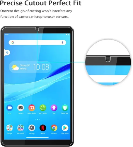 Miniatura 2 de Orzero Paquete de 2 protectores de pantalla de vidrio templado compatible con Lenovo Tab M8 de 3ª/2ª/1ª generación de 8 pulgadas, protector