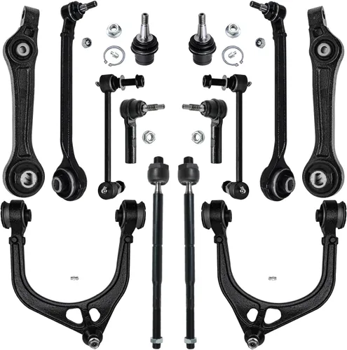 Miniatura 78 de Detroit Axle - Kit de suspensión frontal de 16 piezas para RWD Chrysler 300 Dodge Charger Challenger Magnum 6 brazos de control con rótulas 2