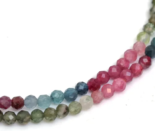 Miniatura 21 de Gempires - Collar de cuentas de piedras naturales hechas a mano, joyería de cristal hipoalergénica de 20 pulgadas, chapado en oro, joyería de moda