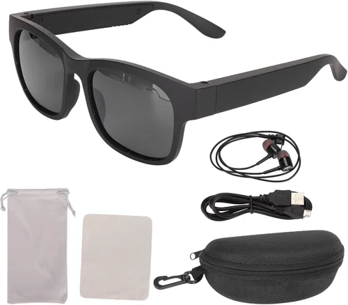 Miniatura 9 de Estéreo Cancelación de Ruido Gafas de sol inteligentes con auriculares para Ciclismo Correr Conducción Pesca