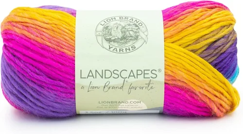 Miniatura 17 de Lion Brand Yarn - Hilo Landscapes (1 madeja), Desert Spring