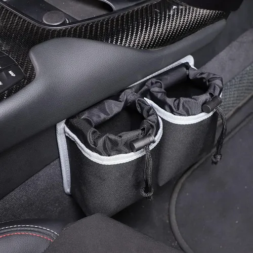 Miniatura 5 de Daeiclru Bolsa de almacenamiento para taza de agua de automóvil apta para Toy@ta Supra GR A90 A91 MK5 2019-2022, bolsa de almacenamiento lateral