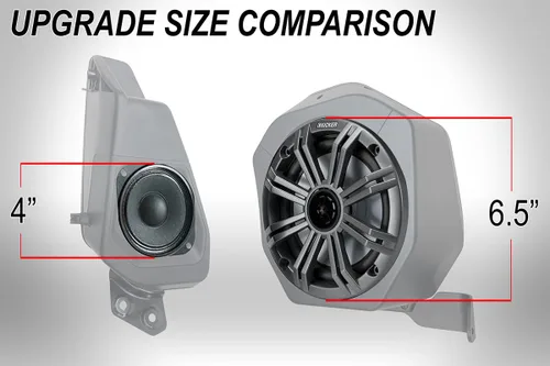Miniatura 3 de SSV Works Ford Bronco 2021-2026 - Altavoz trasero de 2 puertas, actualización de 6.5 pulgadas, resistente a la intemperie, Plug & Play Roll Cage