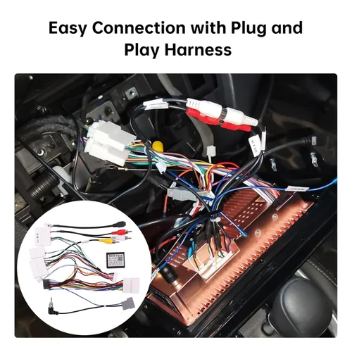 Miniatura 7 de Arnés de cableado de radio de coche de 16 pines para Nissan Rogue, Altima 13-18, Qashqai X-Trail Frontier Sentra 14-18, cable de cable estéreo