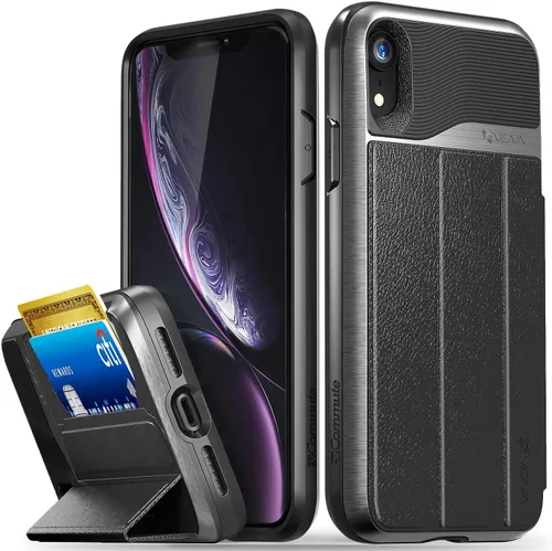Miniatura 20 de VENA vCommute - Funda tipo cartera compatible con Apple iPhone 12 Pro Max (6.7 pulgadas) (protección contra caídas de grado militar), funda de cuero