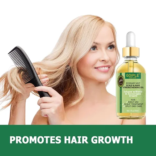 Miniatura 7 de WOZUTUNT Aceite de romero, 1 onza líquida, aceite natural para el crecimiento del cabello con aceites esenciales, tratamiento nutritivo para puntas
