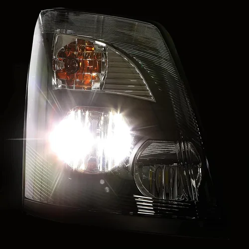 Miniatura 4 de HECASA Faro delantero LED derecho compatible con Volvo VNL, VNX, VNM 2004-2018, repuesto para 82329592 82329127 22141268 (lado del pasajero)