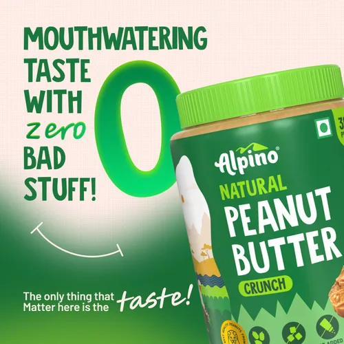 Miniatura 8 de ALPINO Mantequilla de maní suave, hecha con maní 100% tostado, 1.06 onzas de proteína, sin azúcar añadida ni sal, sin gluten, a base de plantas