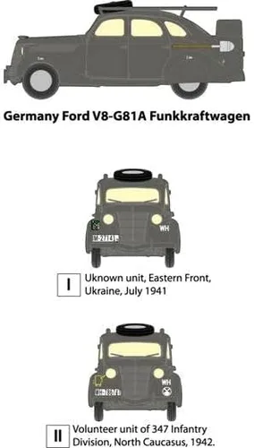 Miniatura 7 de Roden 818-1/35 - Ford V8-G81A Funkwagen, Maqueta de plástico