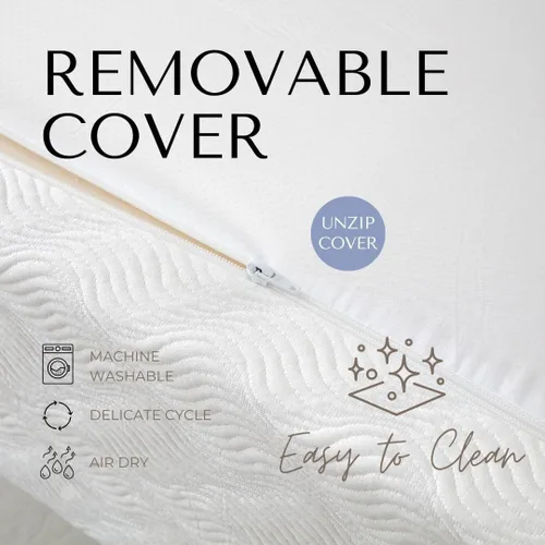 Miniatura 6 de L'Baiet Colchón de espuma viscoelástica de gel Twin de 6 pulgadas, cama refrescante de firmeza media en una caja, certificado CertiPUR-US
