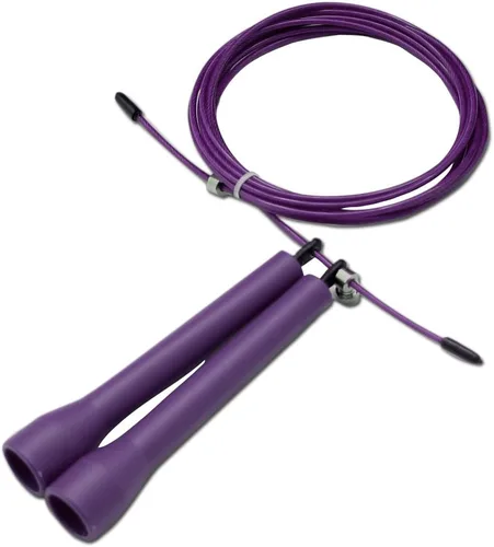 Miniatura 5 de DA VINCI Cuerda de salto de cable ajustable de 10 pies, súper rápida para dobles