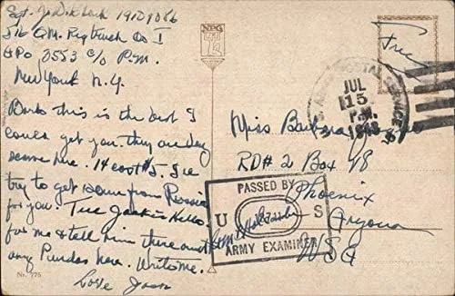 Miniatura 2 de I Have a Tale to Tell-O! Couples Original Antique Postcard 1943