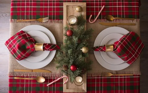 Miniatura 4 de Mantel/Camino de mesa/Servilleta de 100% algodón, lavable a máquina, para cena y día festivo, de DII
