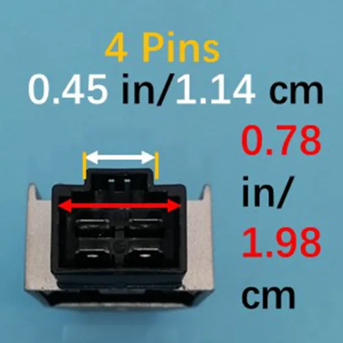 Miniatura 6 de Regulador de Voltaje Rectificador Compatible con Honda Elite CH NB NH NQ NS SA SB SE 50 50P 50F 80 EZ 90 CT 70 EZ90 Off-Road CT70 Trail 70 NQ50D ES