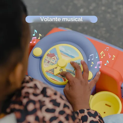 Miniatura 4 de Bluey Auto de Montar de 6V para Niños Pequeños - Auto Eléctrico Interactivo para Niños con Efectos de Sonido y Música, Juguete de Montar para Niños